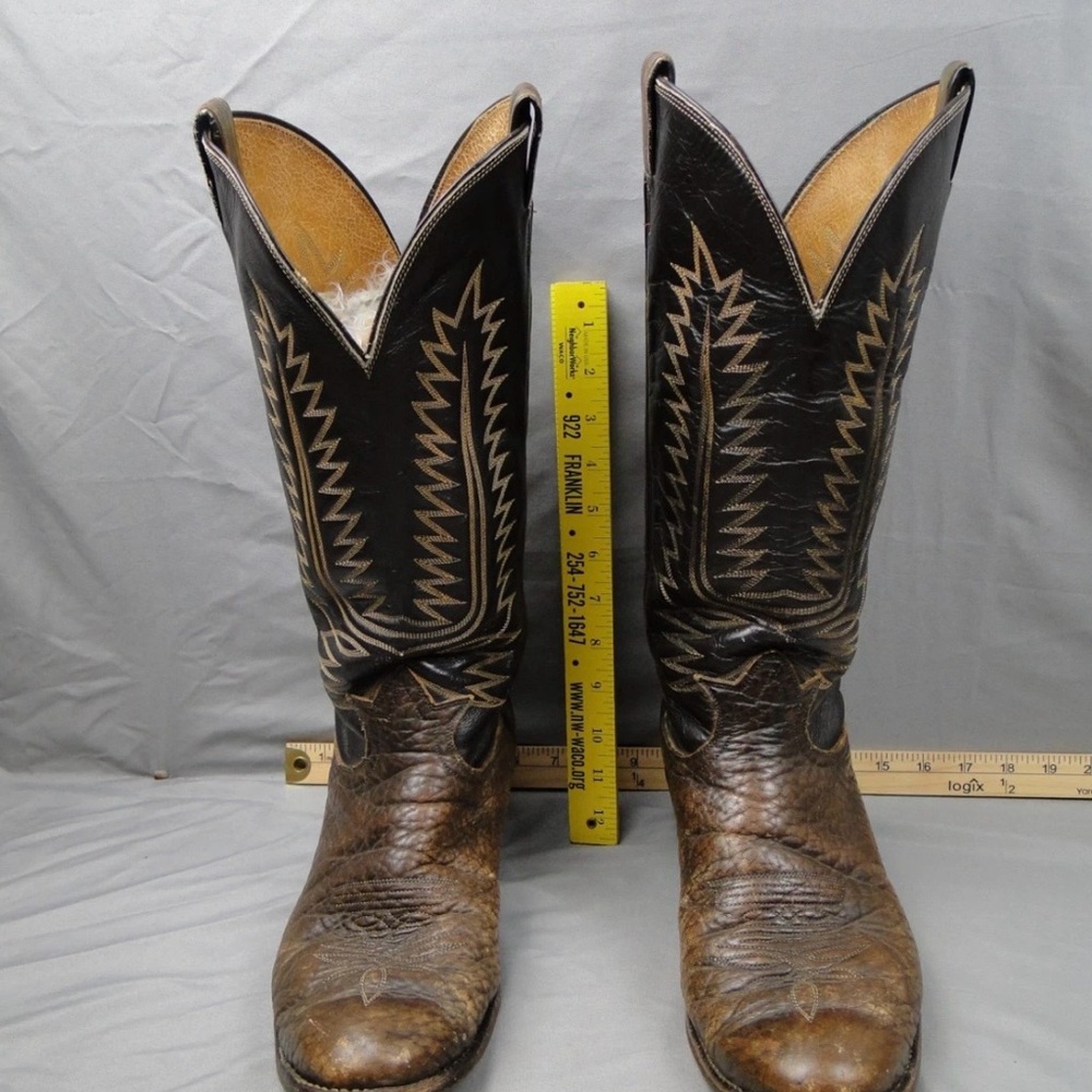 Tony Lama Tan Leather Boots